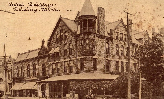Belding - Vintage Postcard (newer photo)